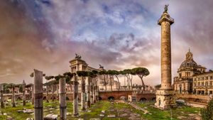 Colonna Traiana, Roma, Lazio (© Domingo Leiva/Moment/Getty Images)(Bing Italia)