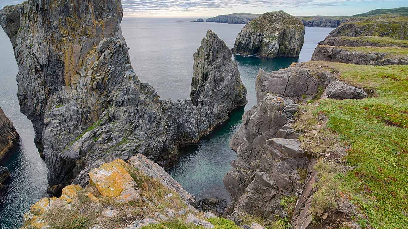 Falaises à Spillars Cove, T.-N.-L.