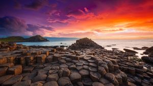 巨人之路，北爱尔兰，英国 (© DieterMeyrl/Getty Images)(Bing China)