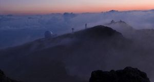 ｢ロケ・デ・ロス・ムチャーチョス天文台｣スペイン, カナリア諸島, ラ・パルマ島 (© Uli Hamacher/Getty Images)(Bing Japan)