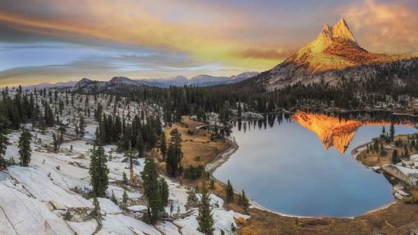 Cathedral Peak, Yosemite National Park, California, USA