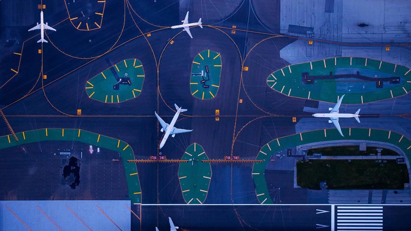 ｢サンフランシスコ国際空港の駐機場｣米国カリフォルニア州, サンフランシスコ