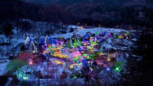 Jardin du matin calme (Achim Goyo) à Sang-Myun dans le district de Gapyeong, province du Gyeonggi, Corée-du-Sud (© Panorama Stock)(Bing France)