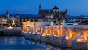 科尔多瓦的古罗马桥，西班牙 (© Jeremy Woodhouse/Getty Images)(Bing China)