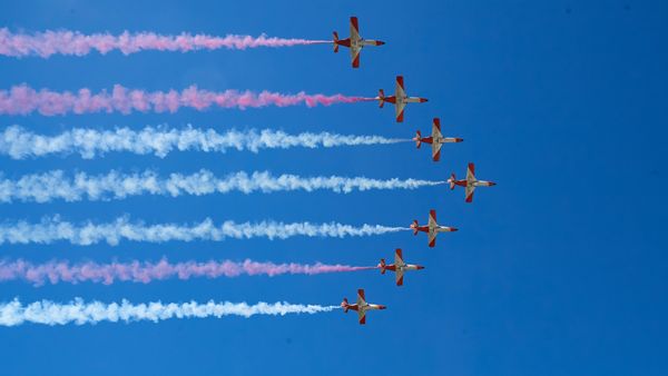 El Equipo Nacional de Vuelo Acrobático, Madrid, España