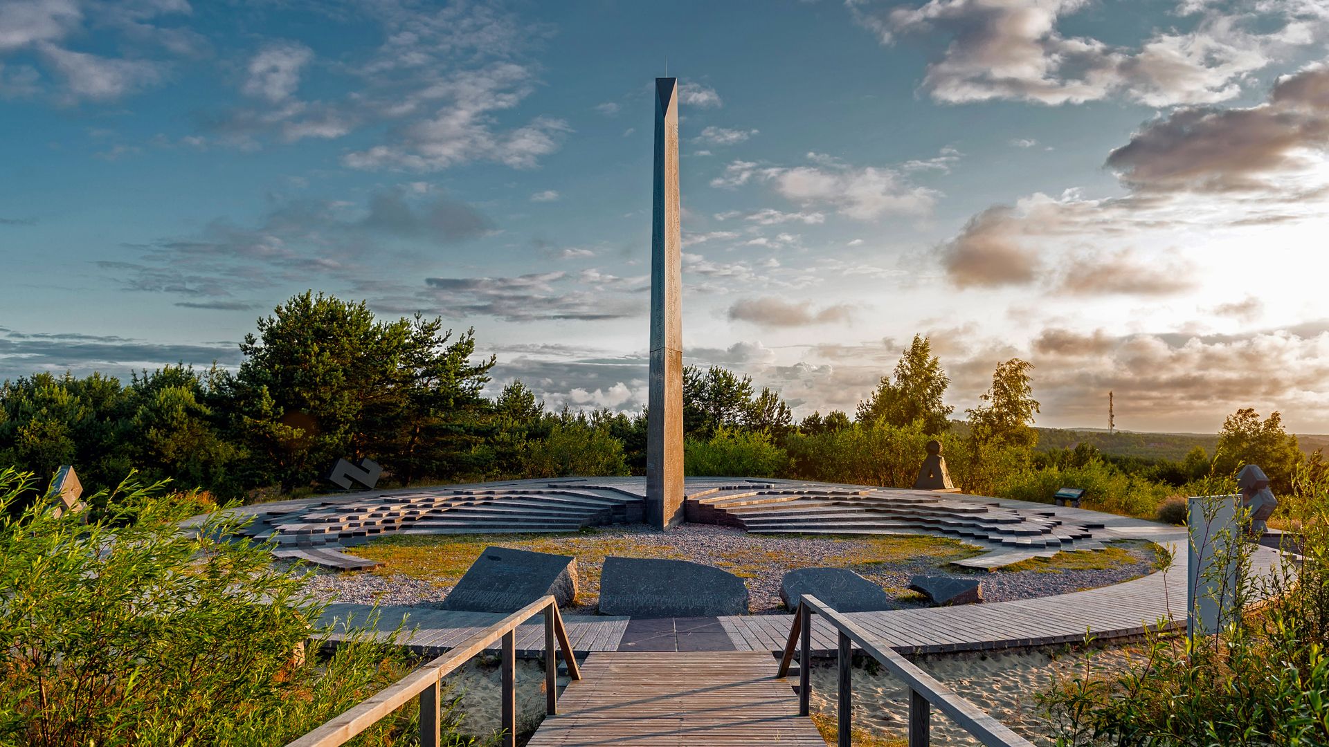 Sundial on Parnidis Dune, Curonian Spit, Lithuania