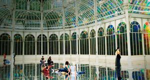 Palacio de Cristal, located in Buen Retiro Park, Madrid, Spain -- Krzysztof Dydynski/Lonely Planet Images &copy; (Bing United States)