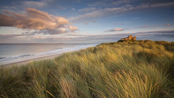 Castello di Bamburgh, Northumberland, Inghilterra