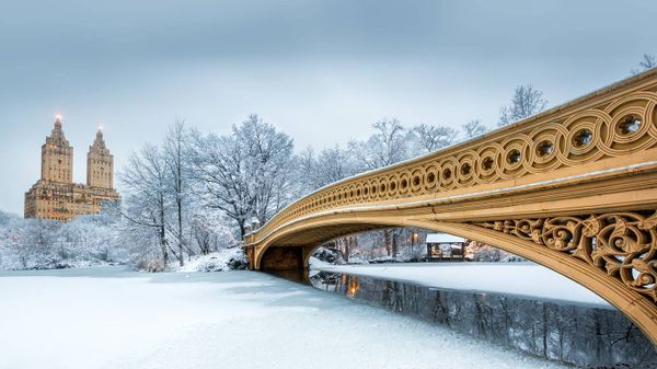 Bow Bridge in Central Park, New York City