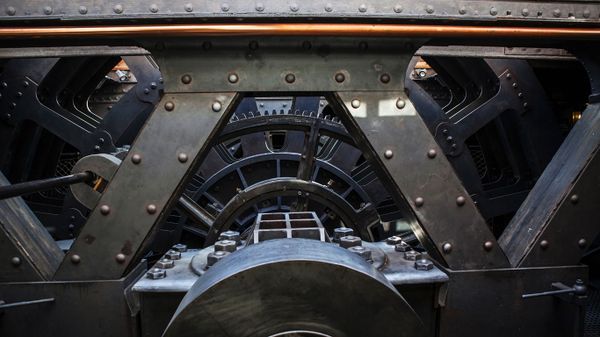 Engine Room of Brunel's historic SS Great Britain at Bristol