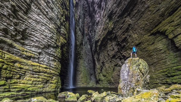 Fumacinha Waterfall, Chapada Diamantina, Brazil