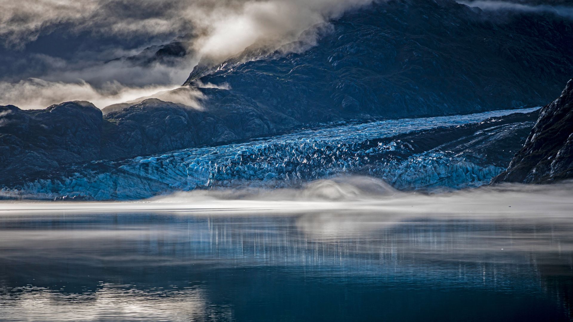 Lamplugh Glacier in Glacier Bay National Park, Alaska