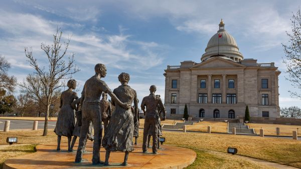 'Testament: The Little Rock Nine Monument,' Little Rock, Arkansas