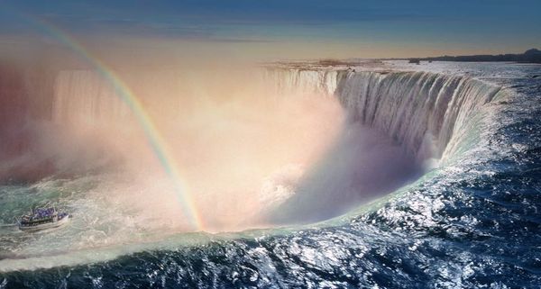 Niagara Falls from the Canadian side of the falls
