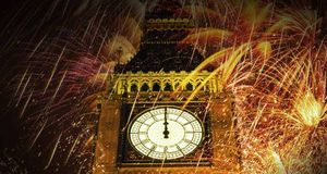 England, London, Big Ben surrounded by fireworks at night -- Michael McQueen/Getty Images &copy; (Bing United Kingdom)