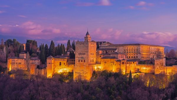 Alhambra in Granada, Andalucia, Spain