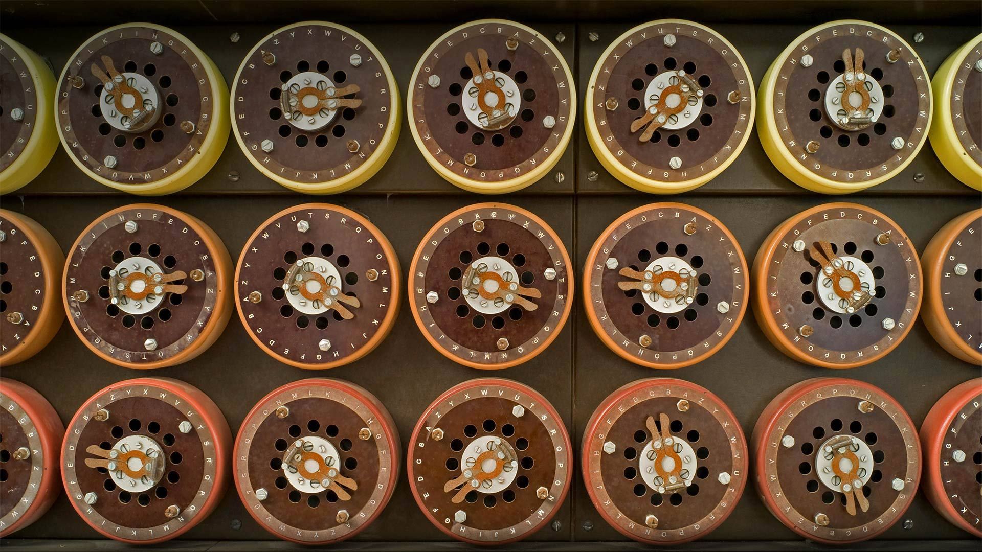 Bombe code-breaking machine, Bletchley Park, Milton Keynes, Buckinghamshire