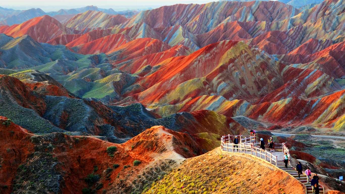 Zhangye Danxia Landform in Gansu, China