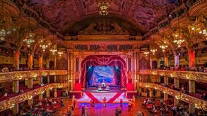 The Blackpool Tower Ballroom in Lancashire, England (© Dosfotos/Getty Images)(Bing United States)
