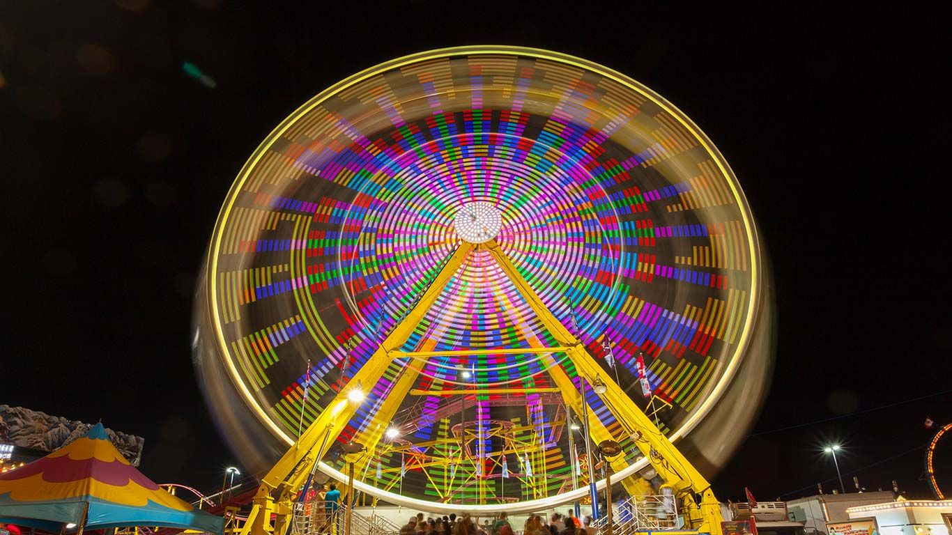 The Giant Wheel ride at the Canadian National Exhibition (CNE), Toronto