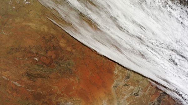 Unsettled weather across central Australia