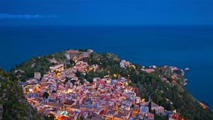 Taormina, Sicily, Italy (© Juergen Schonnop/Getty Images)(Bing Australia)