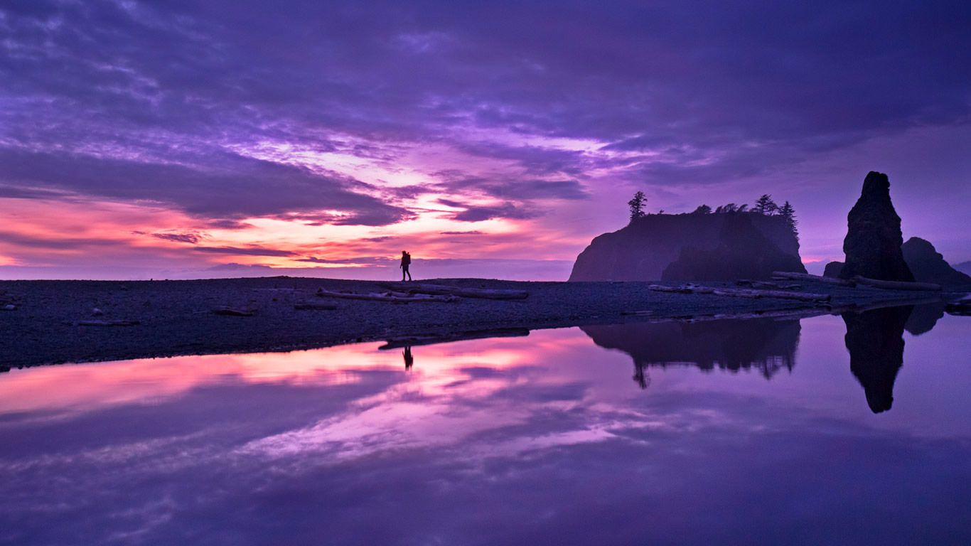 Ruby Beach in Olympic National Park, Washington