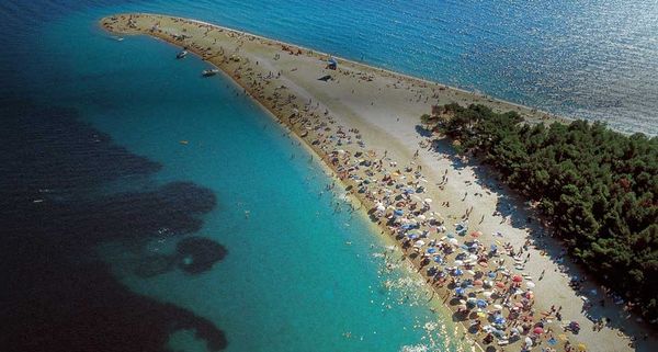 Zlatni rat (Golden Horn) beach on Brac island, Croatia