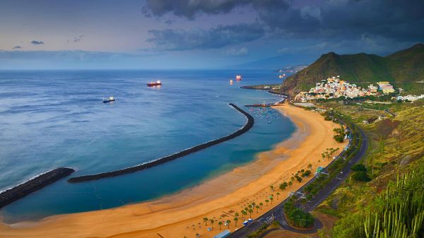 Playa de Las Teresitas at San Andrés, Tenerife, Canary Islands, Spain