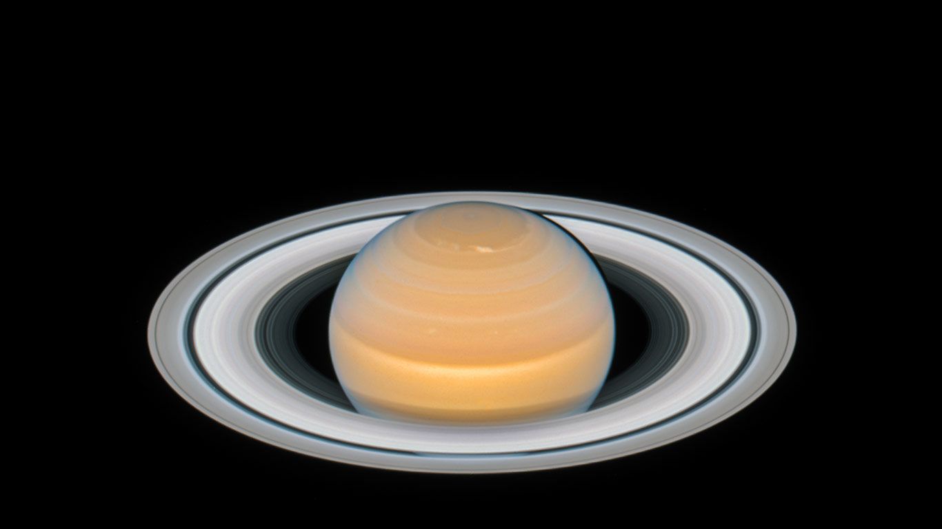 Hubble Space Telescope’s view of Saturn
