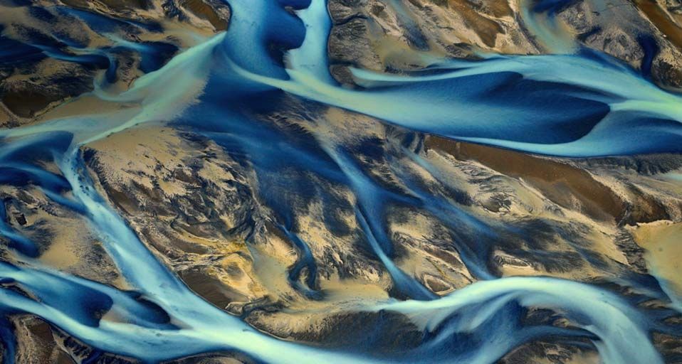Kolgrima River delta, Iceland