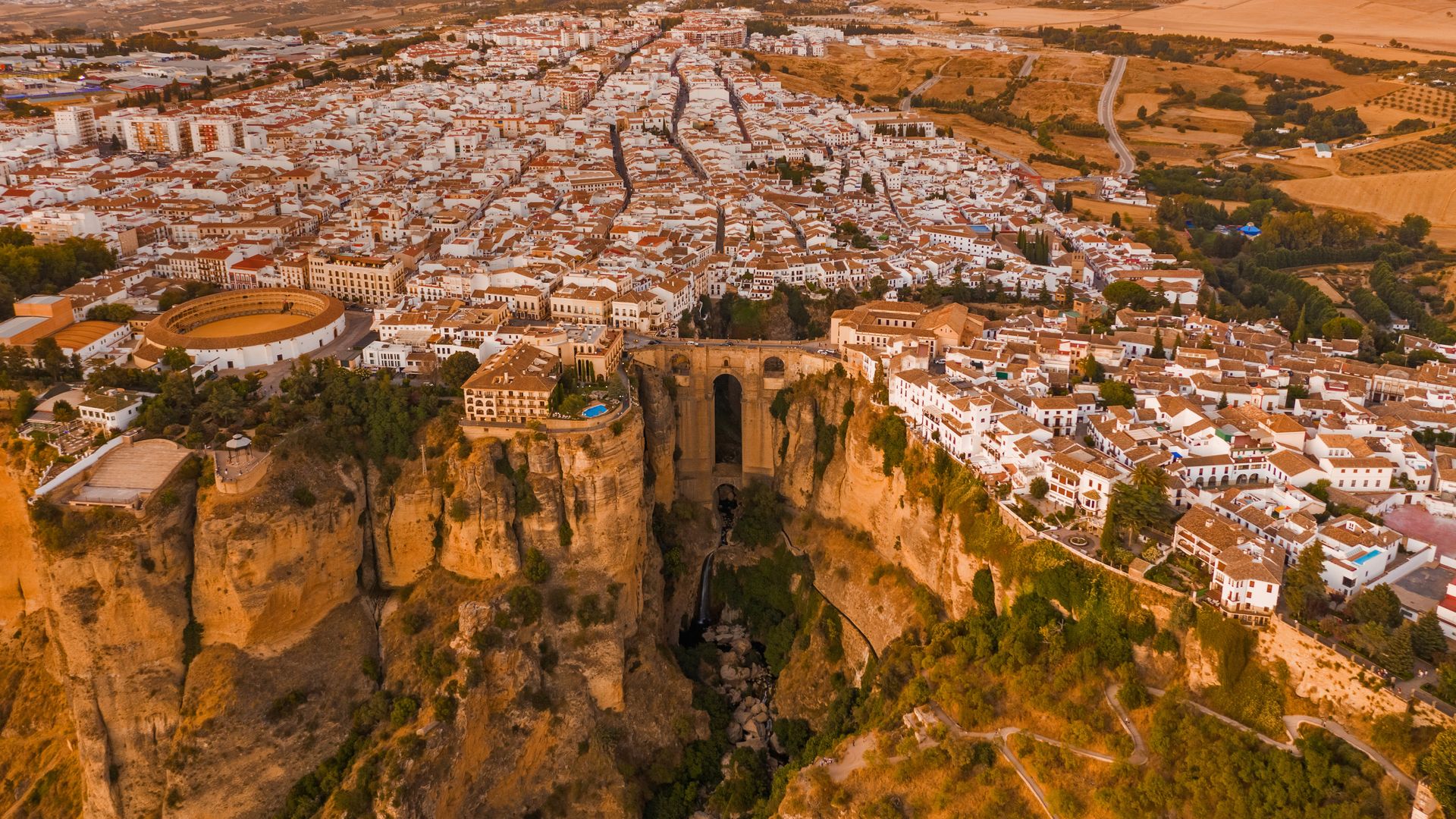 El Tajo gorge and Puente Nuevo bridge, Ronda, Málaga, Spain