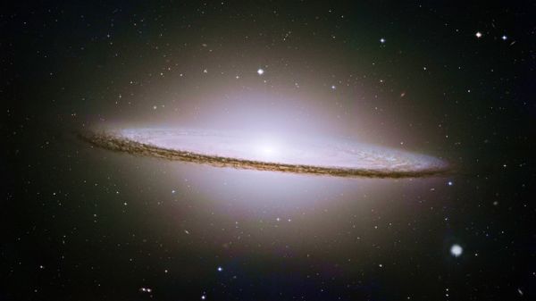 Sombrero Galaxy (Messier 104) as seen from NASA's Hubble Space Telescope