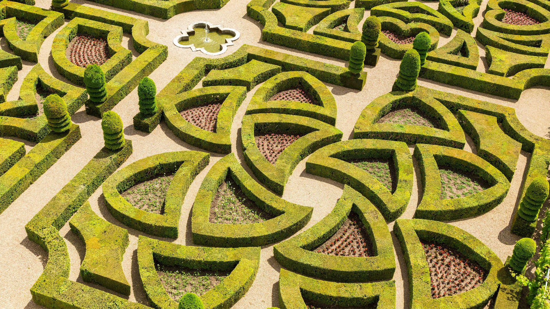 Formal Château de Villandry, Loire Valley, France
