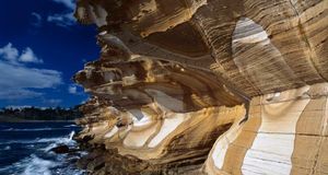 Painted Cliffs, Maria Island National Park, Tasmania, Australia (© Grant Dixon/Hedgehog House/Getty Images) &copy; (Bing Australia)