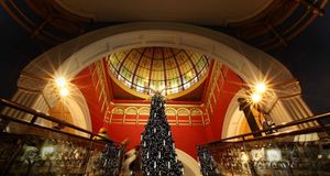 The large Christmas tree inside the Queen Victoria Building, Sydney, Australia -- Mark Kolbe/Getty Images &copy; (Bing Australia)