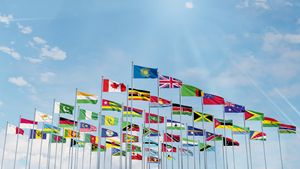 Flags of the Commonwealth of Nations (© hamzehsh12/iStock/Getty Images Plus)(Bing Canada)