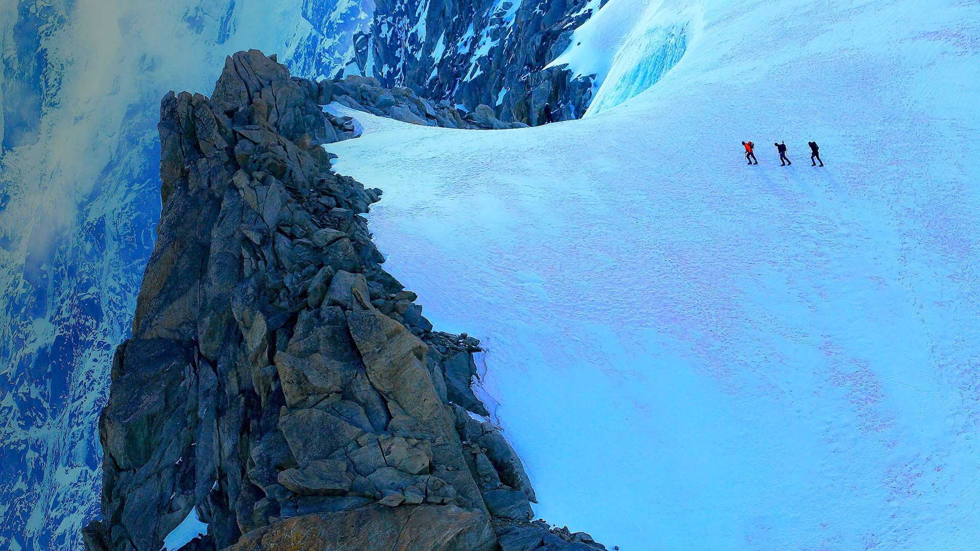 Randonneurs, Mont Blanc, Chamonix