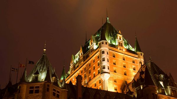 Fairmont le Chateau Frontenac hotel, Quebec City, province of Quebec, Canada