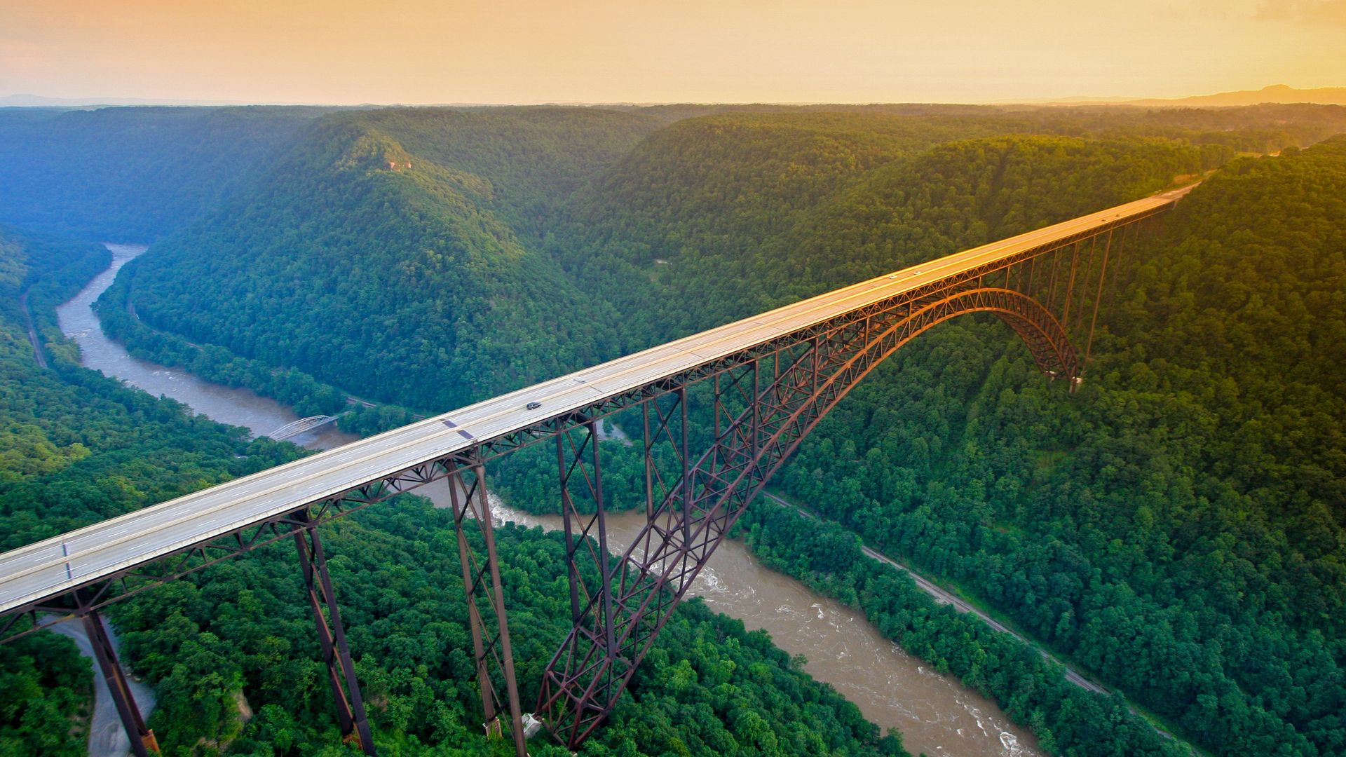 New River Gorge Bridge, New River Gorge National Park and Preserve, West Virginia, USA