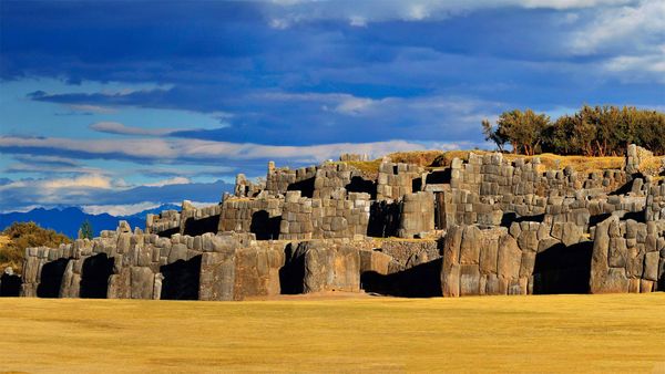 Inca fortress of Sacsayhuamán near Cusco, Peru