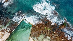 St. James Tidal Pool, Città del Capo, Sudafrica (© AmazingAerialAgency/Adobe)(Bing Italia)