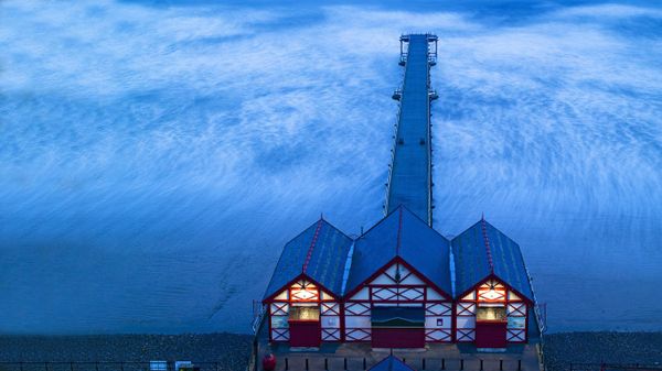 Saltburn Pier in Saltburn-by-the-Sea, Redcar and Cleveland