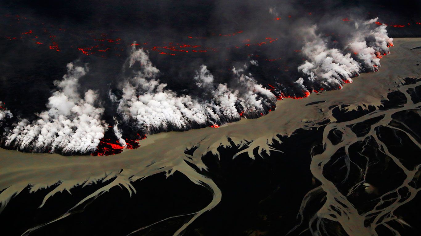 Holuhraun volcanic eruption, Iceland