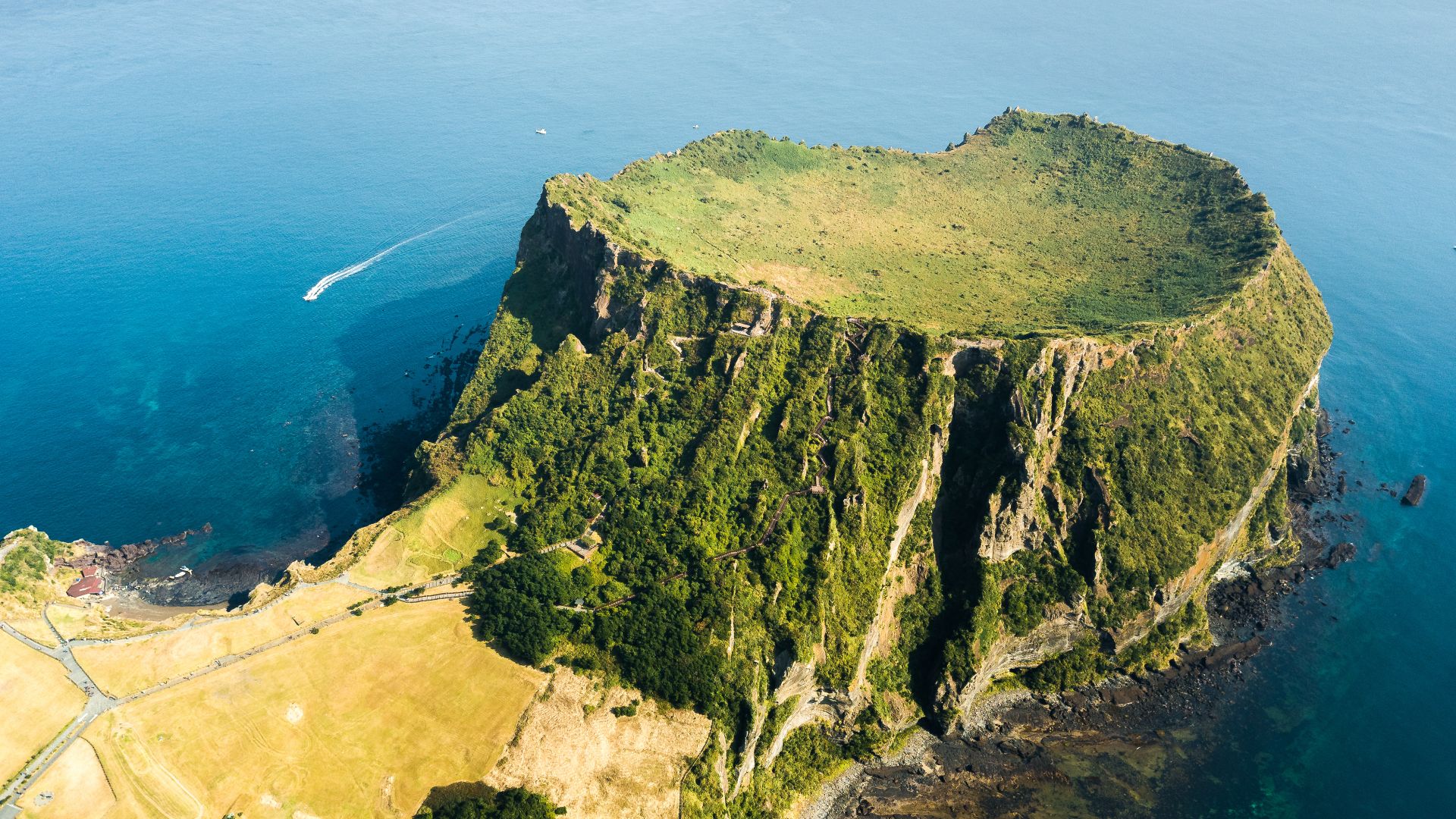 Seongsan Ilchulbong, a tuff cone on Jeju Island, South Korea
