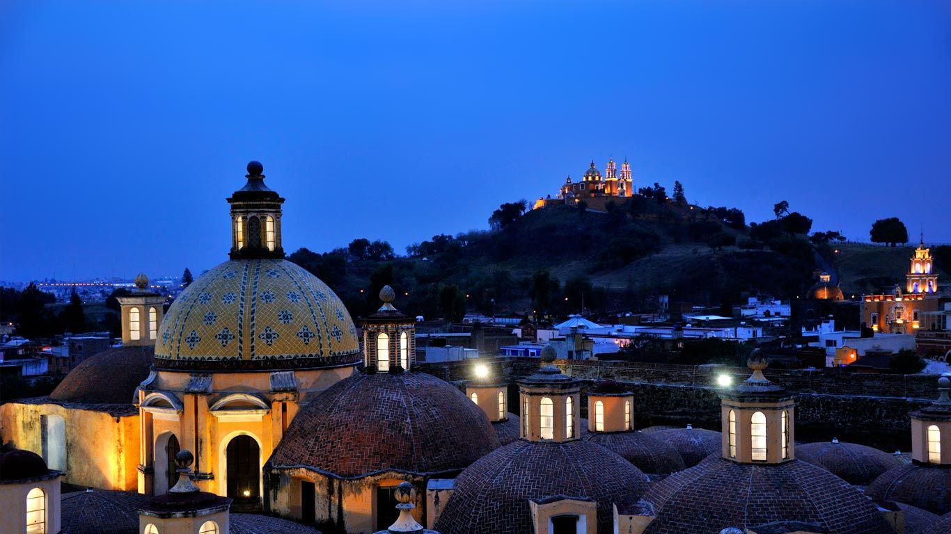 Convento de San Gabriel monastery, San Pedro Cholula, Puebla, Mexico