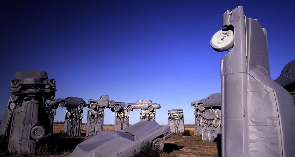 Carhenge in western Nebraska