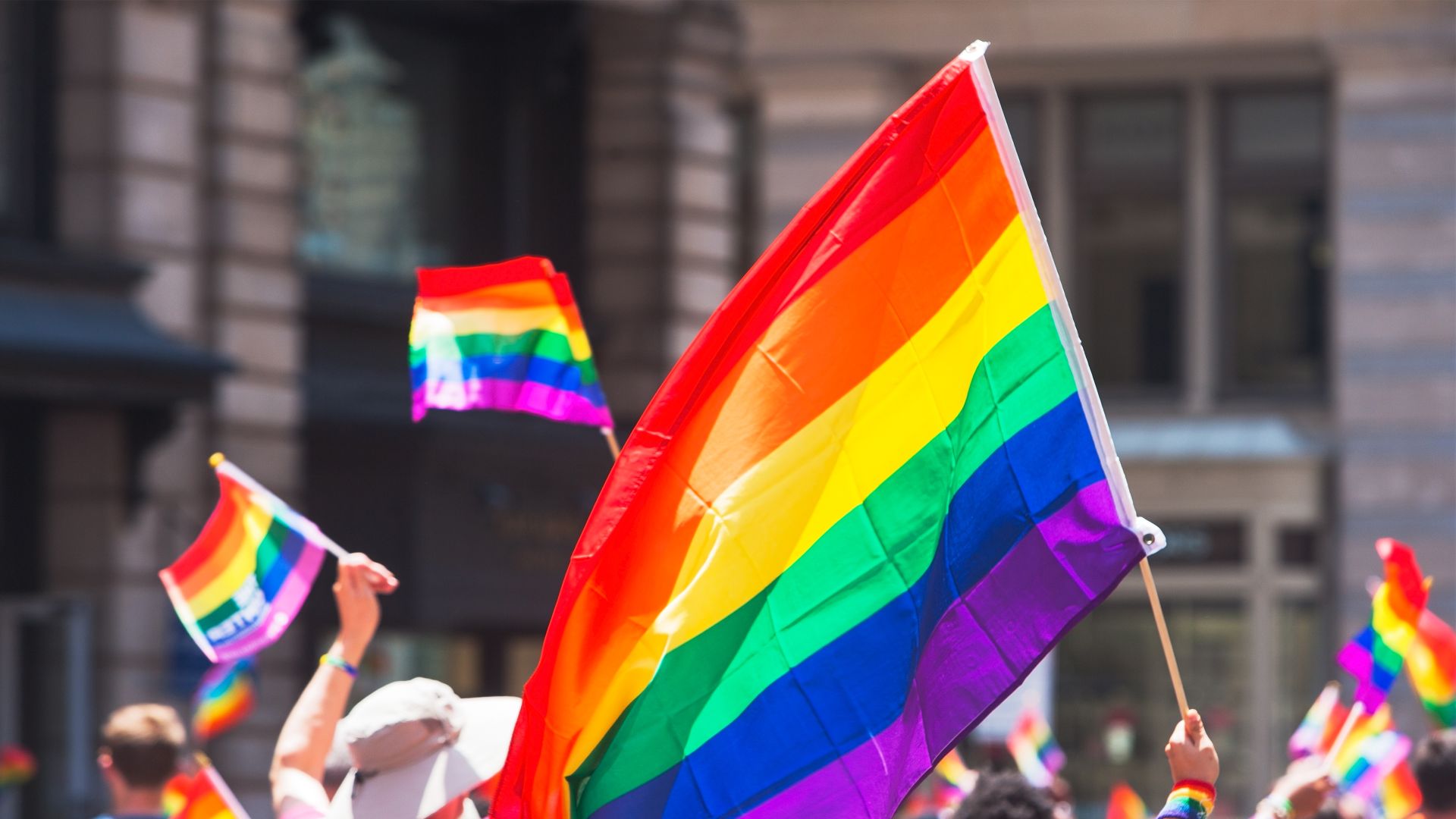 Bandiere Arcobaleno al New York Pride, USA