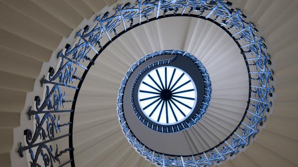The Tulip Stairs at Queen’s House in Greenwich, London
