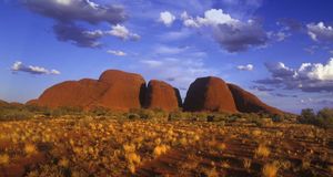 Kata Tjuta rock formations in Uluru-Kata Jyuta National Park, Northern Territory, Australia -- Kordcom Kordcom/Photolibrary &copy; (Bing Australia)
